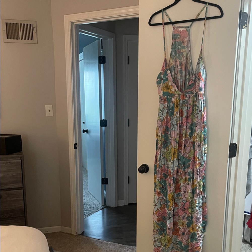 Billabong Floral Multicolor Maxi Dress